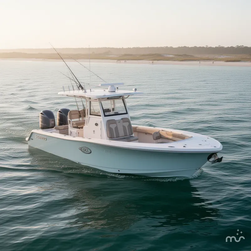 Slide: The Image of Sea Pro 320 DLX Center Console 2023 - 2