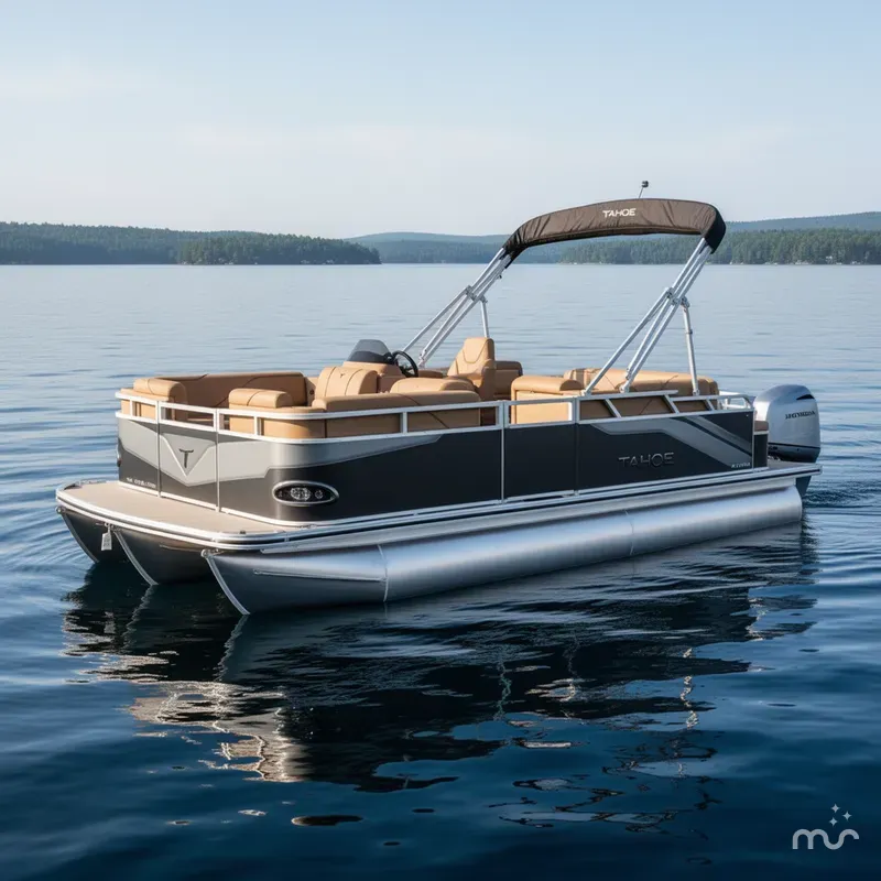 Slide: The Image of Tahoe Sport 1780 Cruise Rear Bench (CRB) & Honda 4-Stroke EFI 2026 - 2