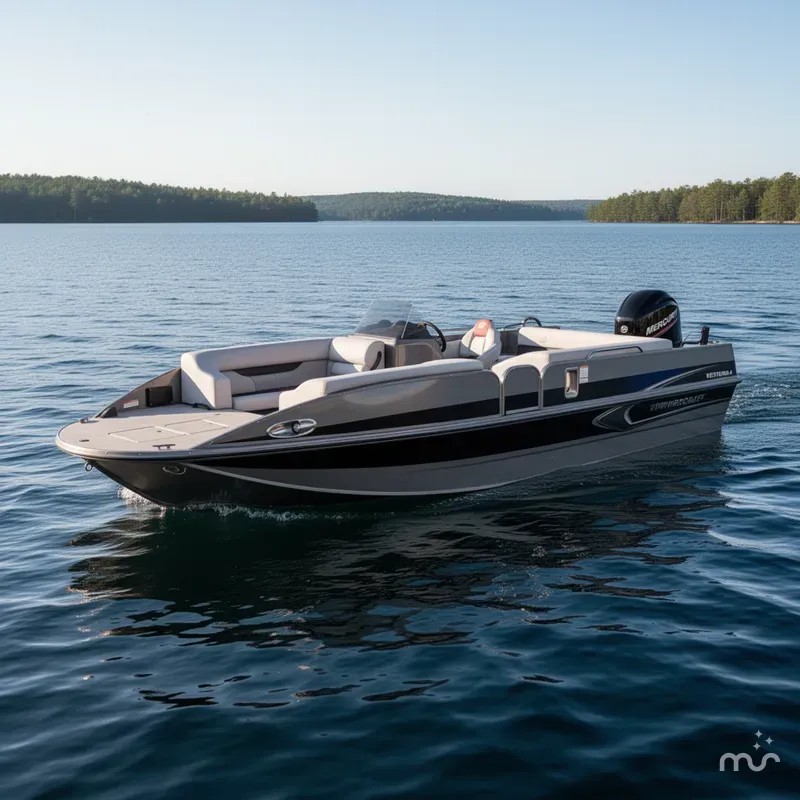 Slide: The Image of Princecraft Ventura 224 Deckboat & Mercury 4-Stroke EFI 2026 - 0