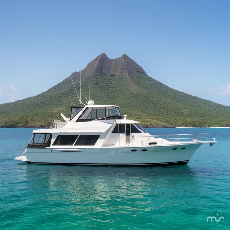 Slide: The Image of Meridian 490 Pilothouse 2004 - 2