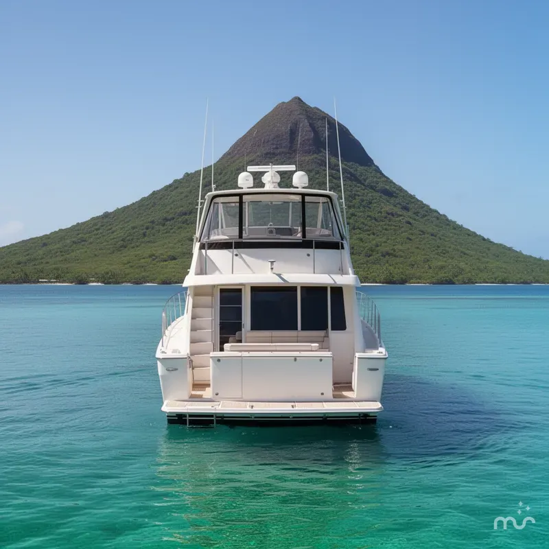 Slide: The Image of Meridian 490 Pilothouse 2004 - 3