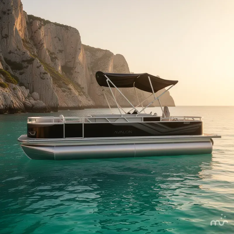 Slide: The Image of Avalon Venture 85 Rear Fish - 21' 2026 - 2