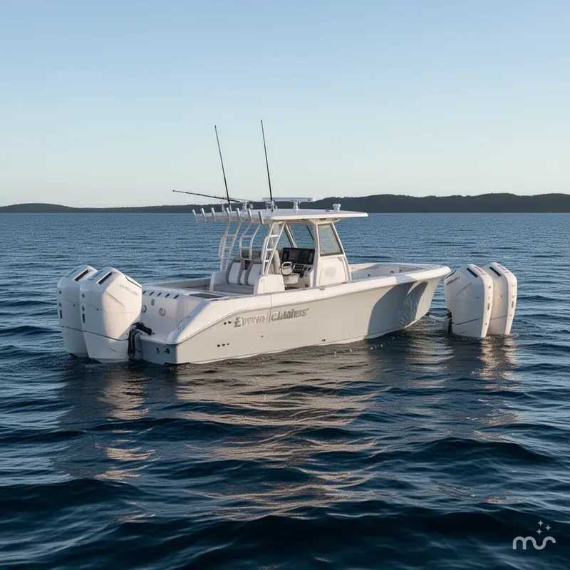 Slide: The Image of Everglades 395 Center Console 2025 - 2