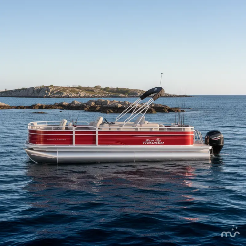 Slide: The Image of Sun Tracker Fishin' Barge 22 DLX 2026 - 2