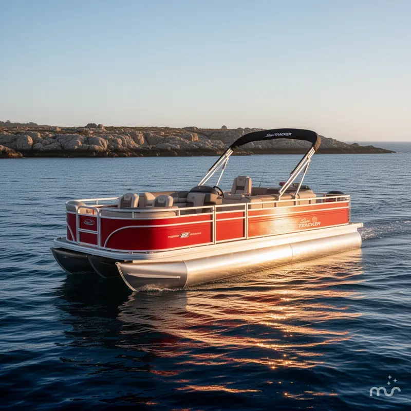 Slide: The Image of Sun Tracker Fishin' Barge 22 DLX 2026 - 4