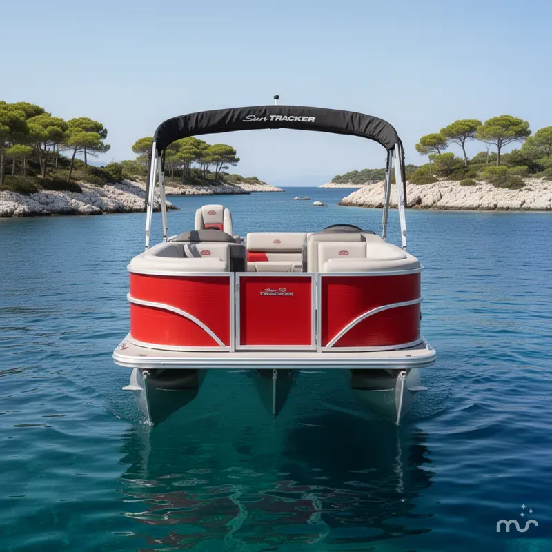 Slide: The Image of Sun Tracker Party Barge 20 DLX 2026 - 3