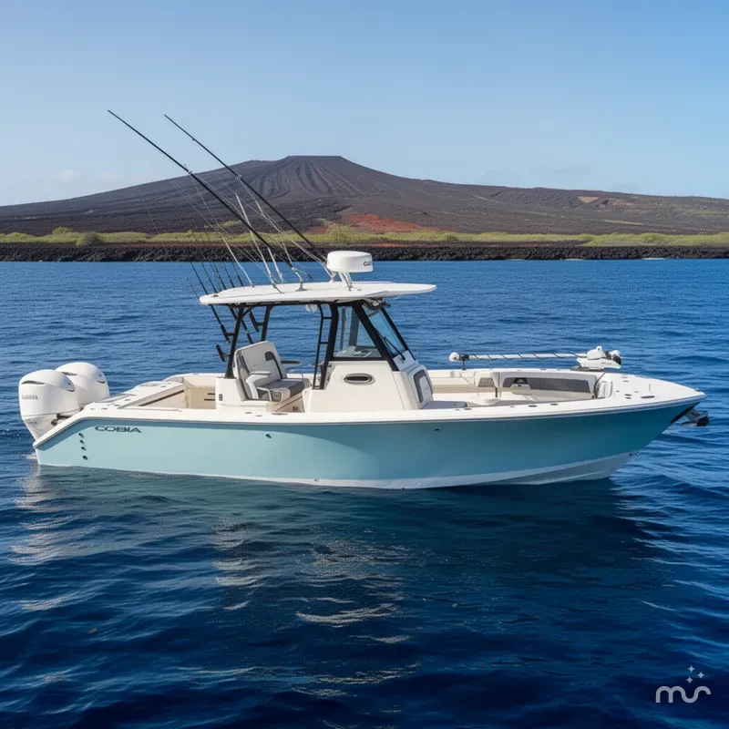 Slide: The Image of Cobia 305 Center Console 2026 - 2
