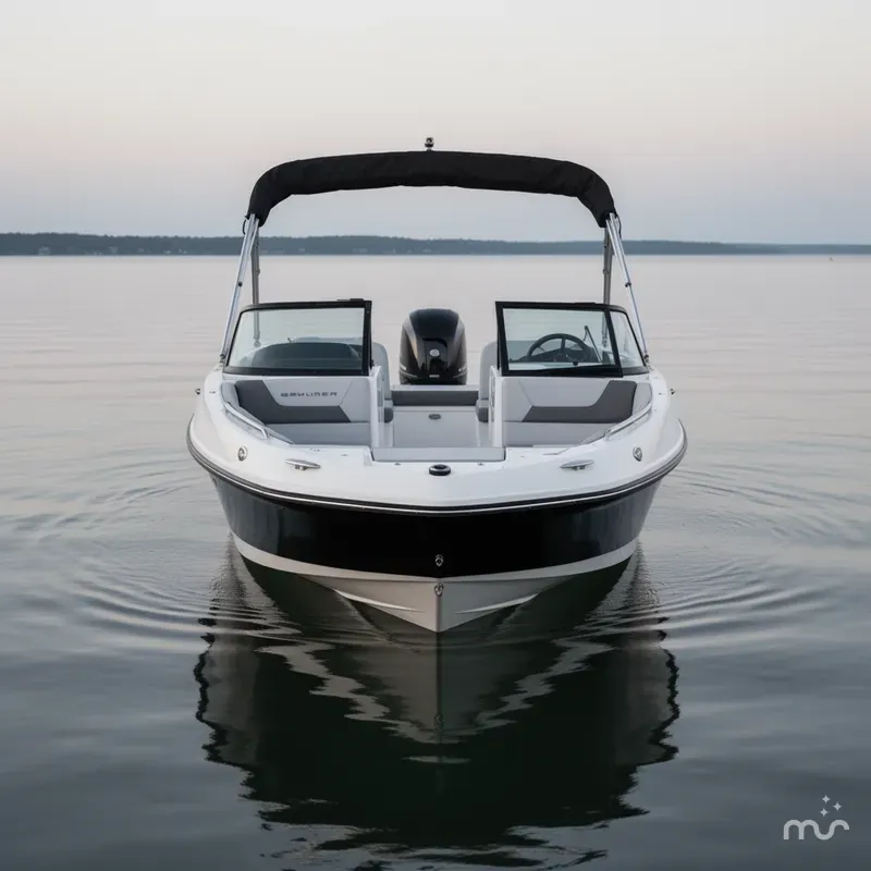 Slide: The Image of Bayliner VR6 Bowrider OB 2022 - 2