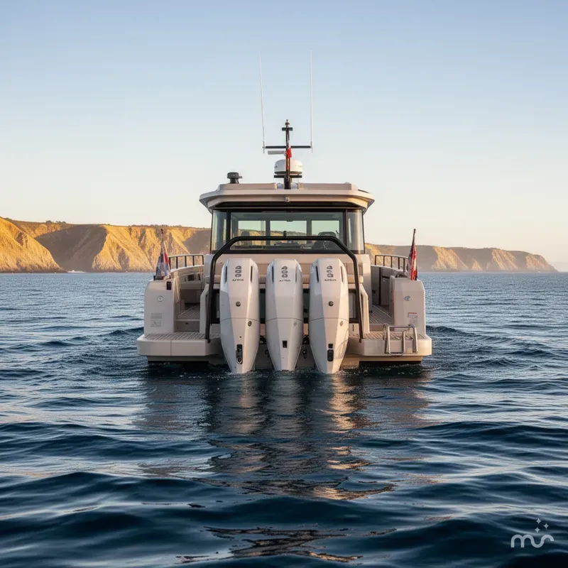 Slide: The Image of Axopar 45 XC Aft Cabin Sandstone 2026 - 2