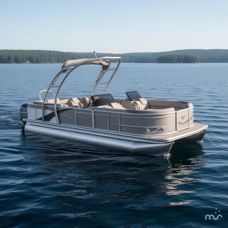 Slide: The Image of Tahoe LTZ 250HP Elite Windshield 2385 Tritoon Honda Powered 2024 - 0