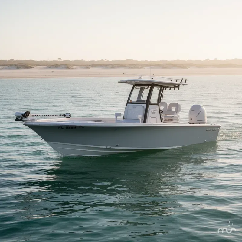 Slide: The Image of Sportsman Masters 267OE Bay Boat 2024 - 2