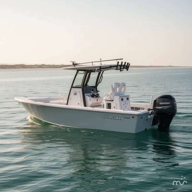Slide: The Image of Sportsman Masters 267OE Bay Boat 2024 - 4