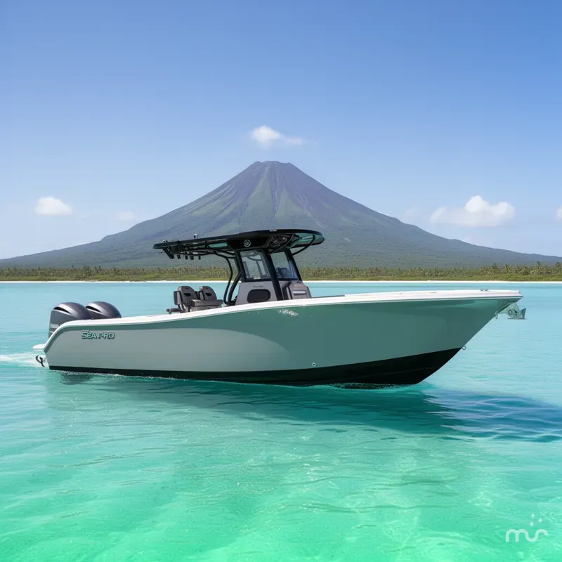 Slide: The Image of Sea Pro 292 SEAKEEPER RIDE AND YAMAHA 300S 2026 - 2
