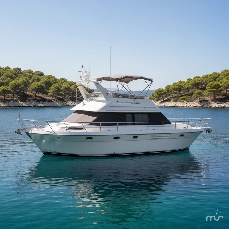 The Image of Carver Yachts 430 Cockpit Motor Yacht 1995 - 0