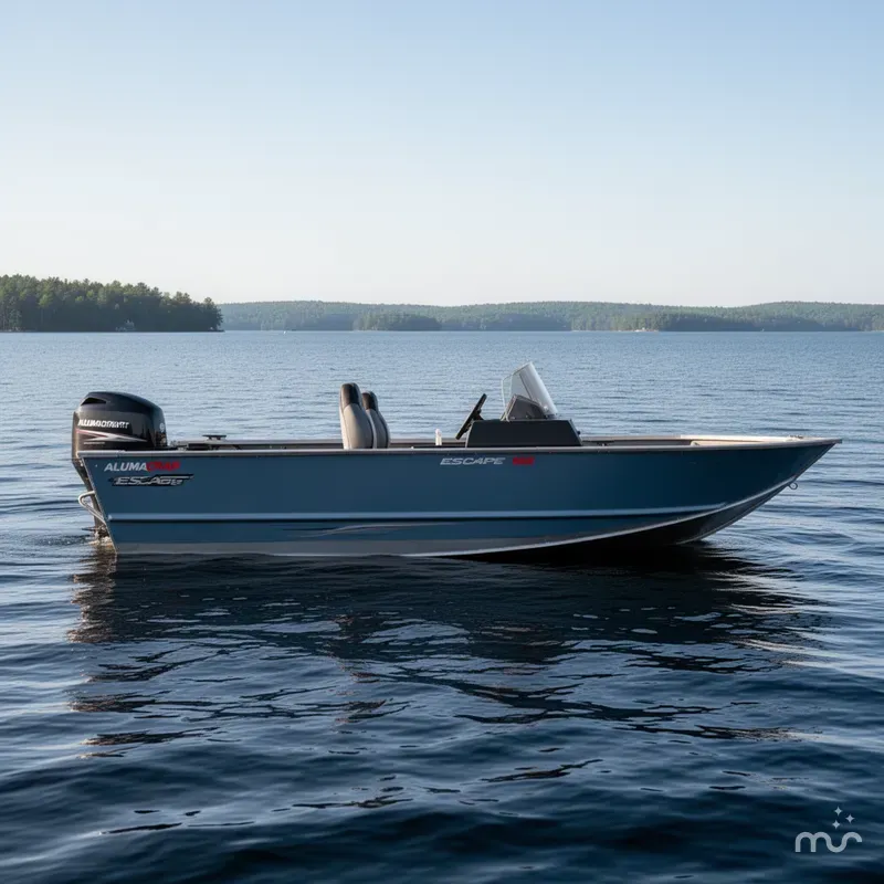Slide: The Image of Alumacraft Escape 165 Side Console 2026 - 0