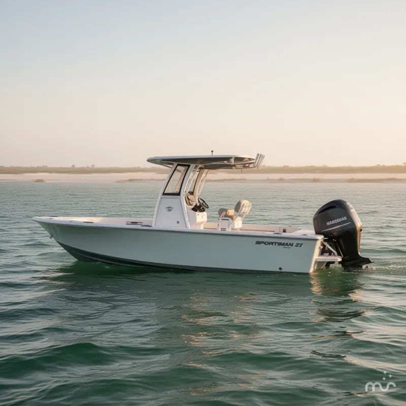 Slide: The Image of Sportsman Masters 227 Bay Boat 2025 - 2