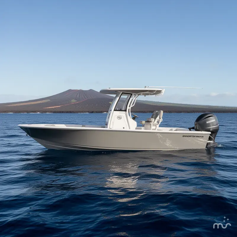 Slide: The Image of Sportsman Masters 247OE Bay Boat 2025 - 2