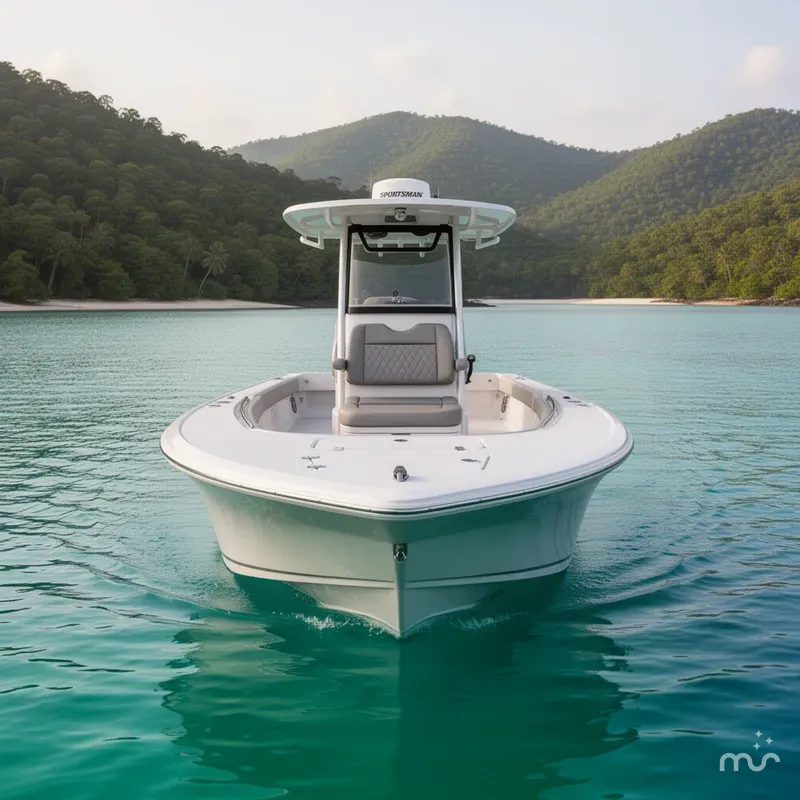 Slide: The Image of Sportsman Masters 267OE Bay Boat 2024 - 1