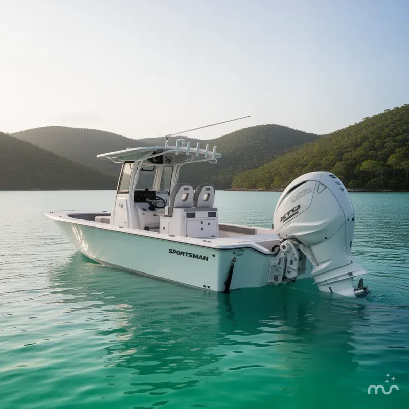 Slide: The Image of Sportsman Masters 267OE Bay Boat 2024 - 3