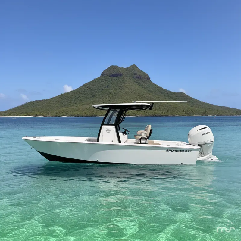Slide: The Image of Sportsman Masters 247 Bay Boat 2025 - 2