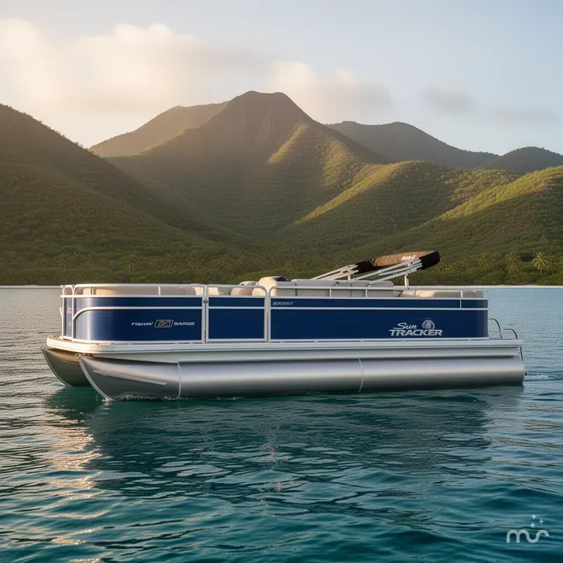 Slide: The Image of Sun Tracker Fishin' Barge 20 DLX 2026 - 2