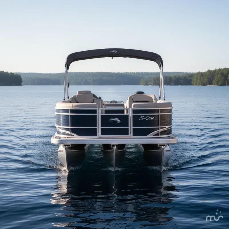 Slide: The Image of Bennington S-One Fish 22 SS Tritoon 2026 - 2