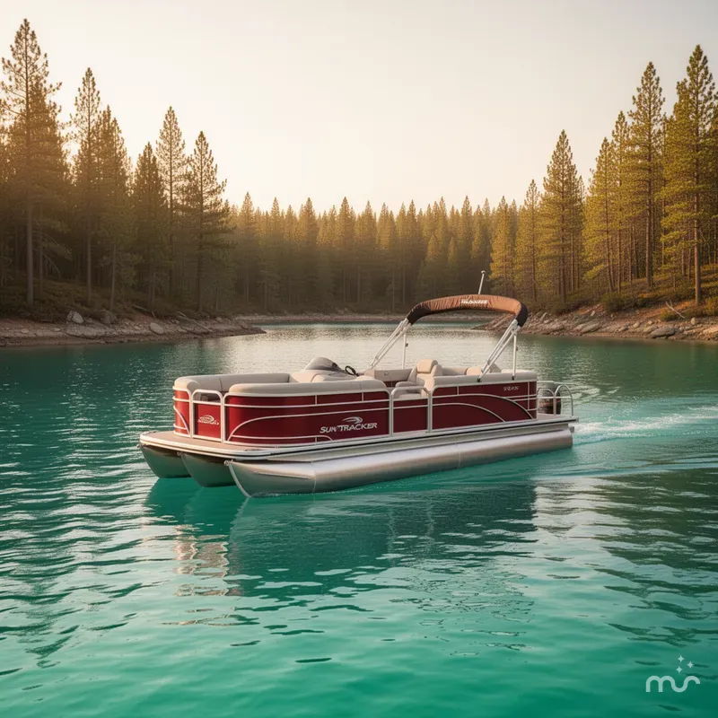 The Image of Sun Tracker Party Barge 22 DLX 2026 - 0