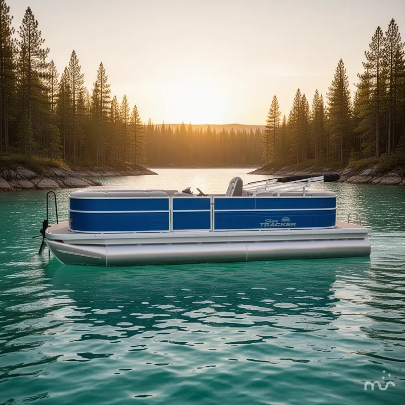 Slide: The Image of Sun Tracker Party Barge 22 DLX 2026 - 2