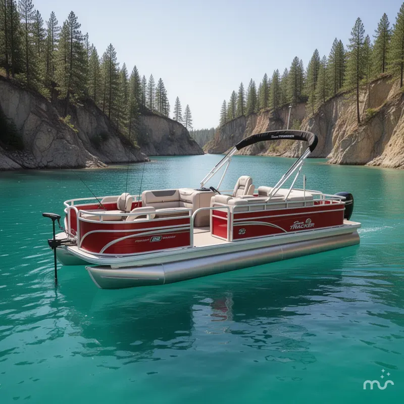 The Image of Sun Tracker Fishin' Barge 22 DLX 2026 - 0