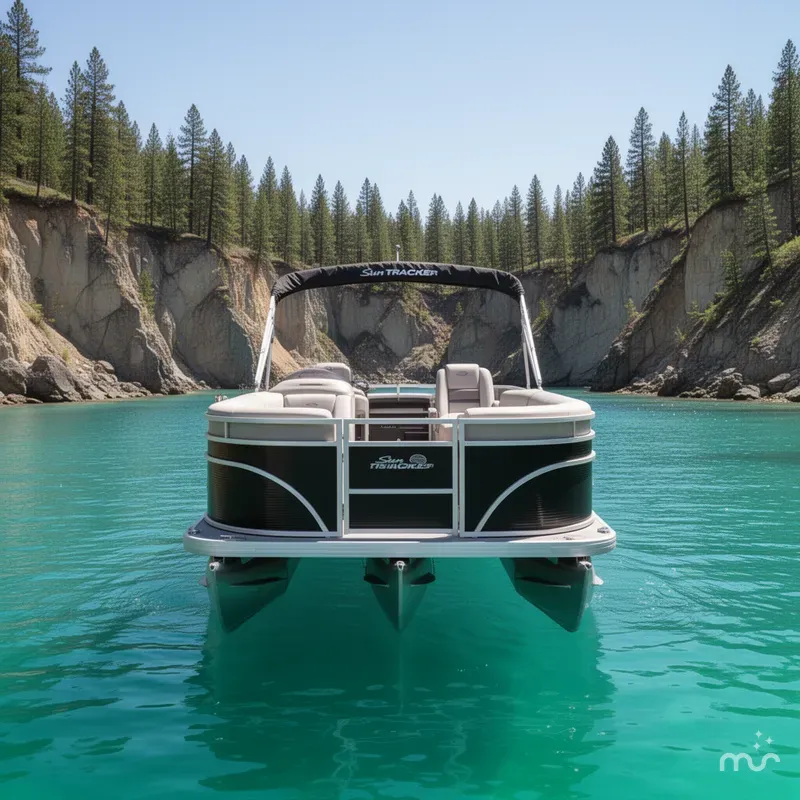 Slide: The Image of Sun Tracker Fishin' Barge 22 DLX 2026 - 3