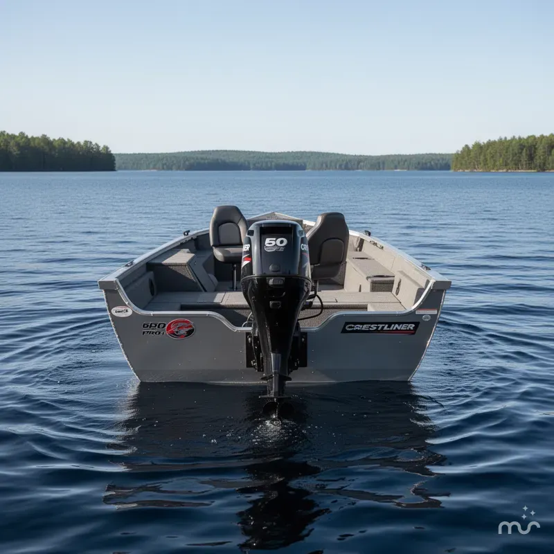 Slide: The Image of Crestliner 1650 Pro Tiller 2026 - 2