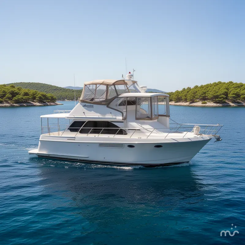 Slide: The Image of Silverton 392 Motor Yacht 2001 - 2