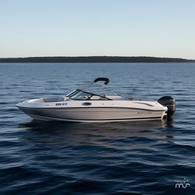 Slide: The Image of Bayliner VR6 Bowrider OB 2023 - 2