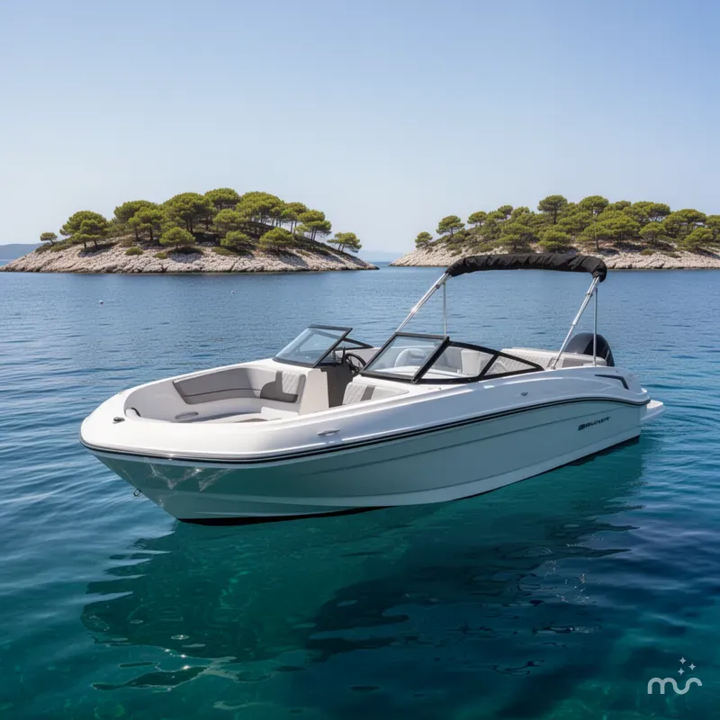 Slide: The Image of Bayliner VR6 Bowrider OB 2023 - 2