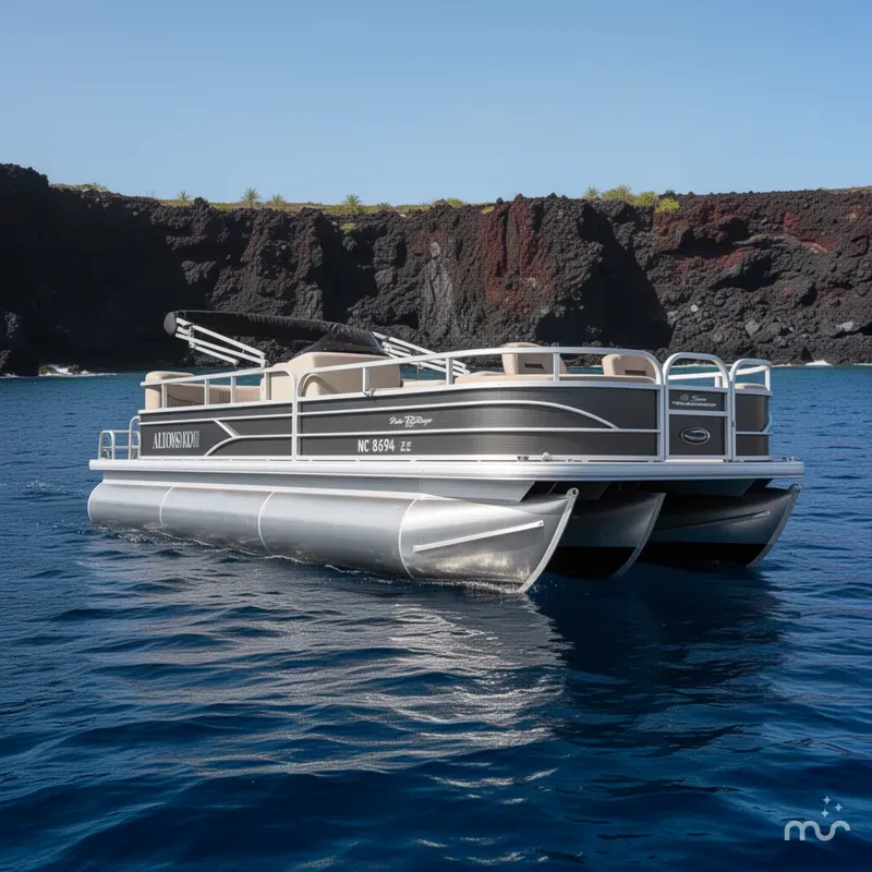 Slide: The Image of Sun Tracker Party Barge 22 Tritoon 2017 - 2