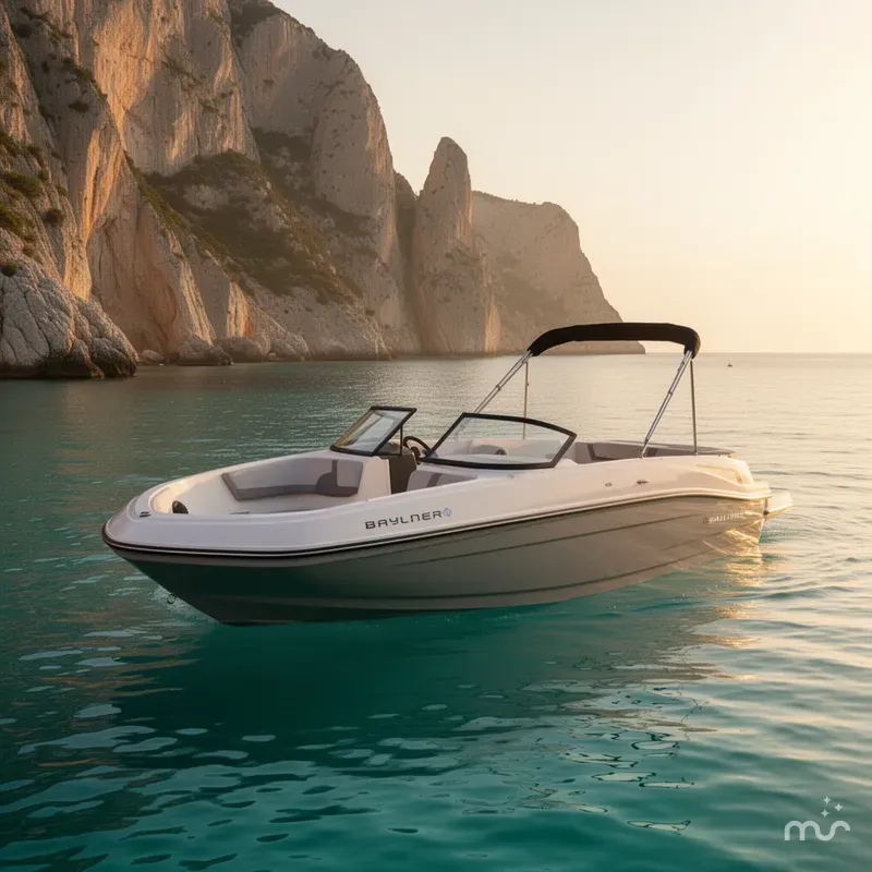 Slide: The Image of Bayliner VR6 Bowrider OB 2023 - 2