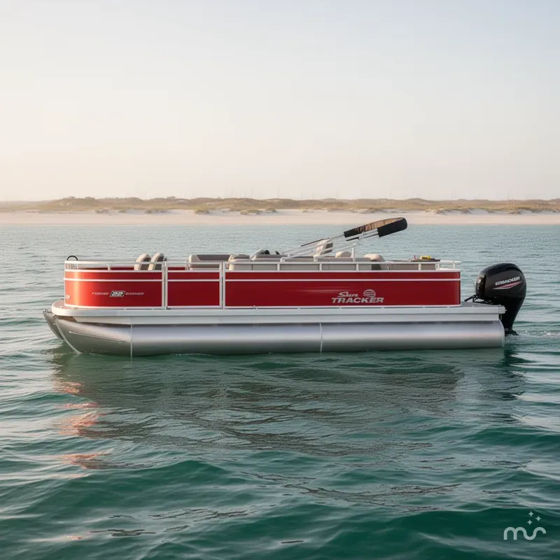 Slide: The Image of Sun Tracker Fishin' Barge 22 DLX 2026 - 1