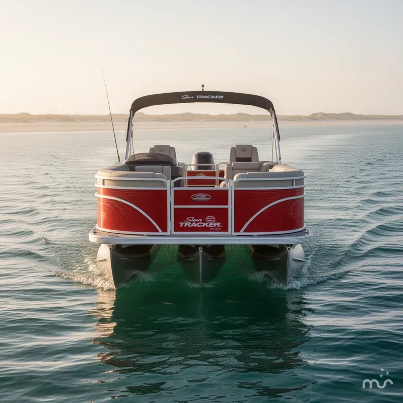 Slide: The Image of Sun Tracker Fishin' Barge 22 DLX 2026 - 2