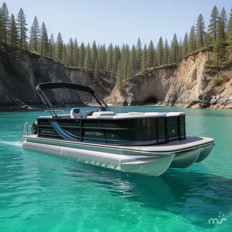 Slide: The Image of South Bay LE 224 RS 2.75 JAWS EDITION TRITOON 2026 - 2