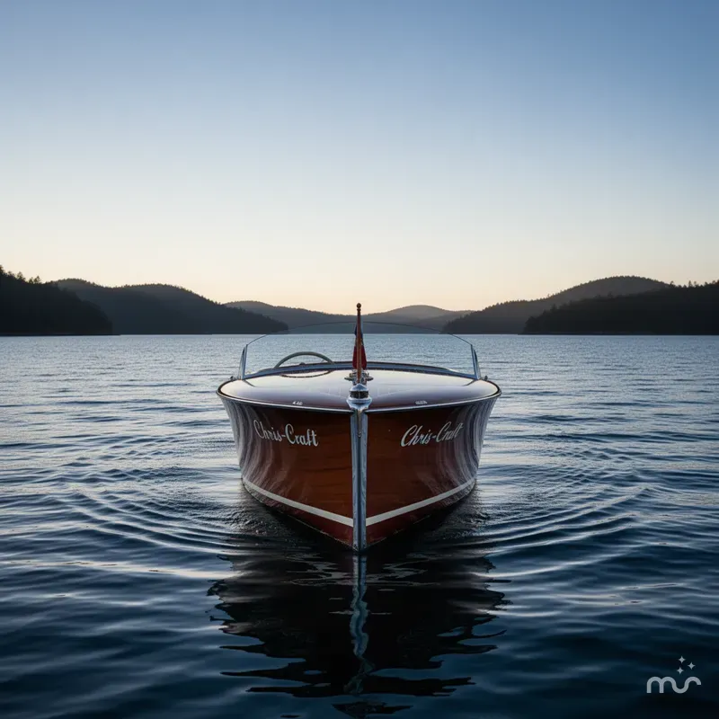 Slide: The Image of Chris-Craft 17 Deluxe Runabout 1938 - 2