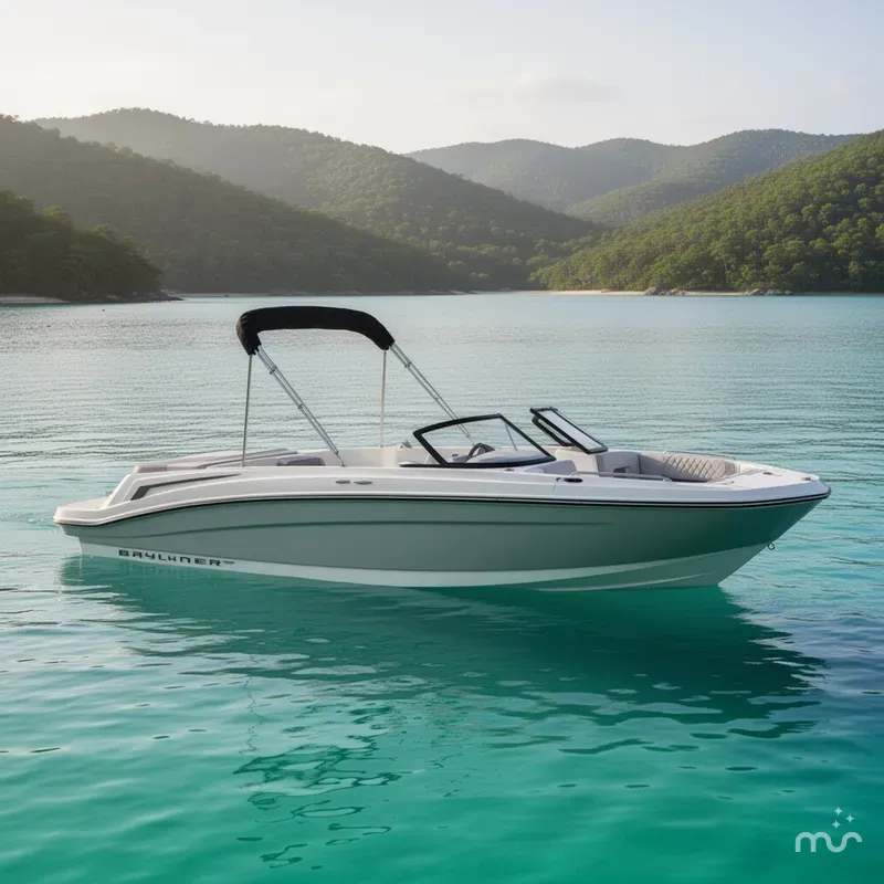Slide: The Image of Bayliner VR6 Bowrider OB 2023 - 2
