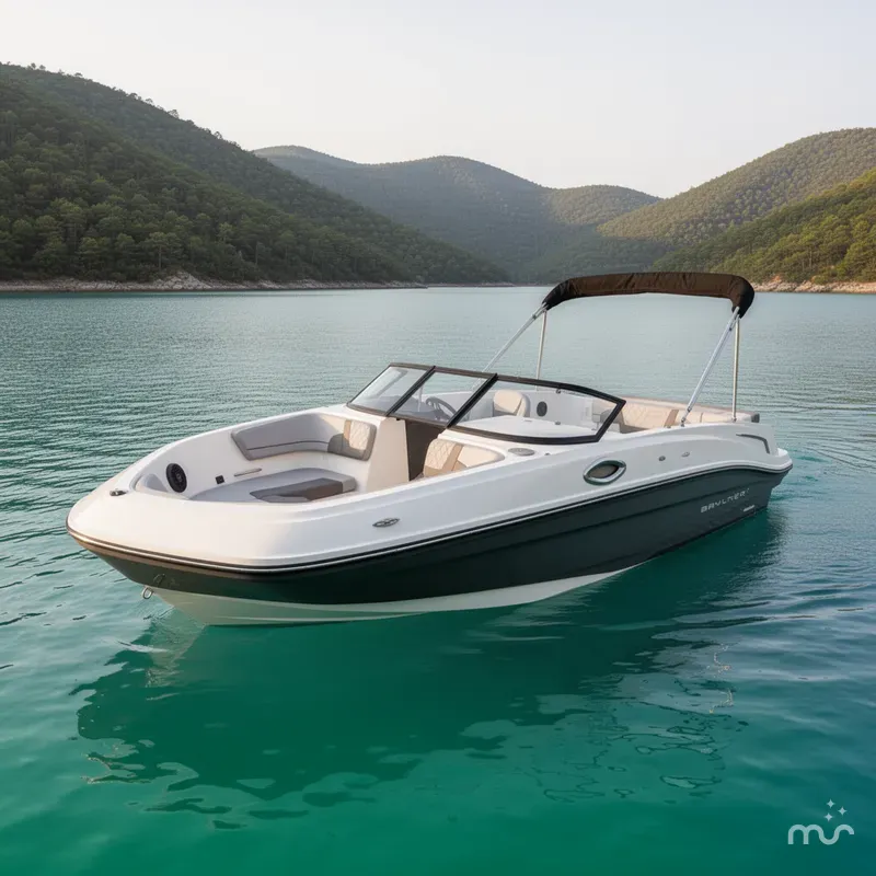 Slide: The Image of Bayliner VR6 Bowrider OB 2023 - 2