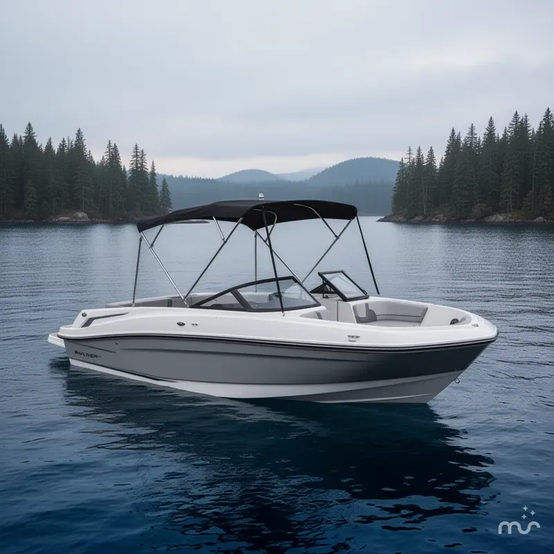 Slide: The Image of Bayliner VR6 Bowrider OB 2023 - 2