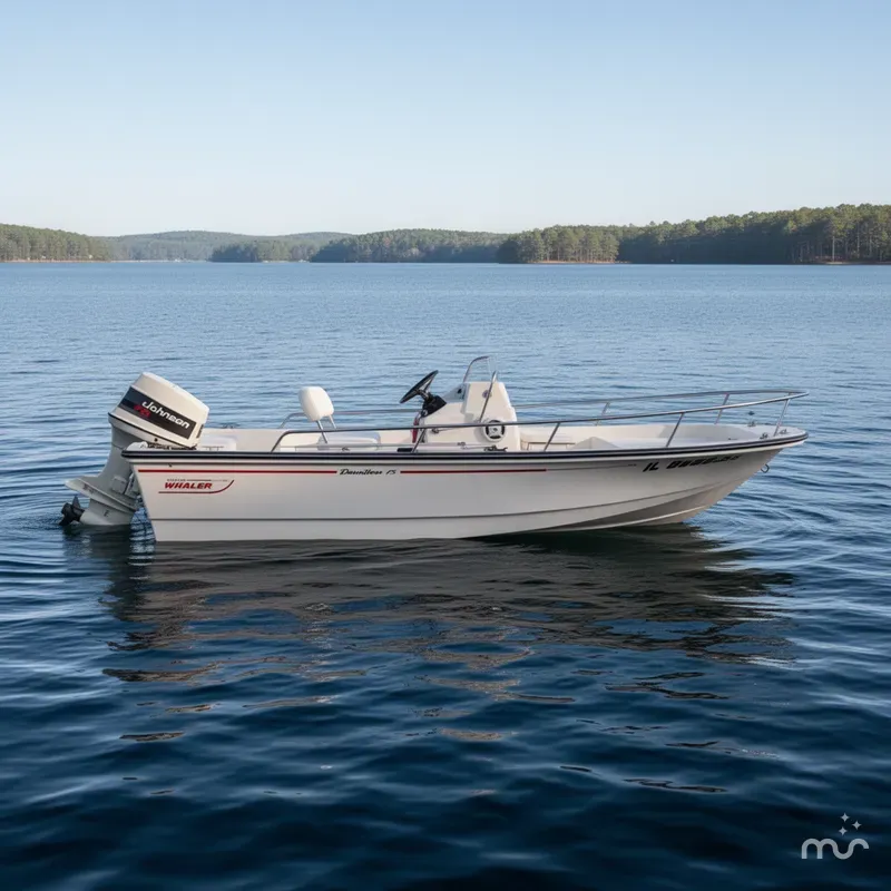Slide: The Image of Boston Whaler Dauntless 15 1994 - 0
