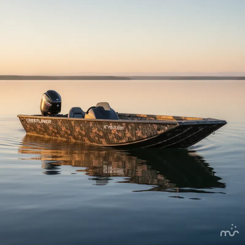 Slide: The Image of Crestliner VT 18 DX w/115HP Mercury Pro-XS 2018 - 0