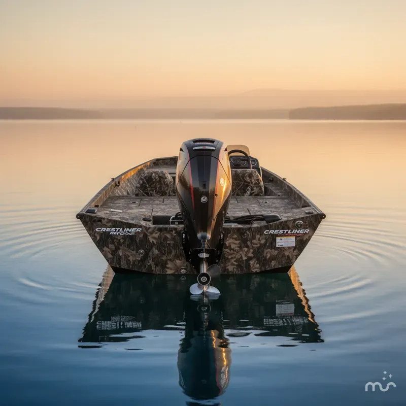 Slide: The Image of Crestliner VT 18 DX w/115HP Mercury Pro-XS 2018 - 2