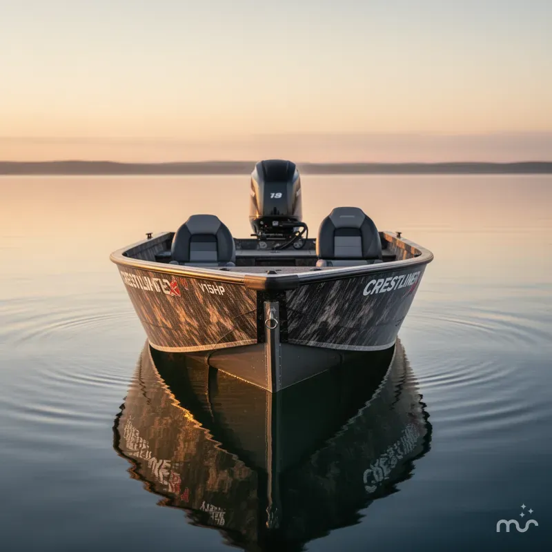 Slide: The Image of Crestliner VT 18 DX w/115HP Mercury Pro-XS 2018 - 3