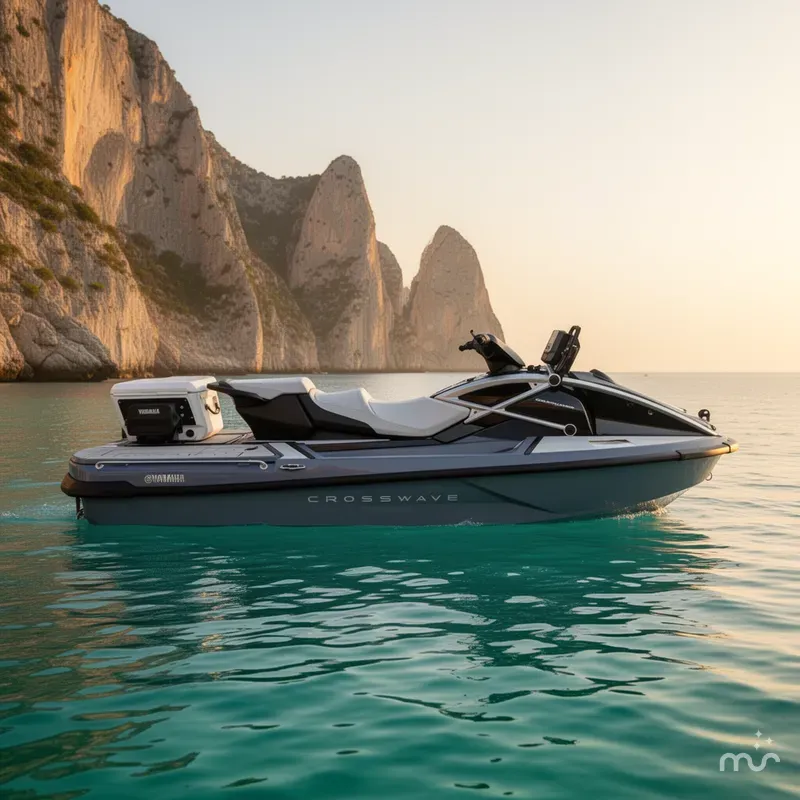 Slide: The Image of Yamaha Crosswave® Fishing With Walkaround Deck 2026 - 2