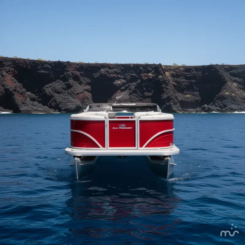 Slide: The Image of Sun Tracker Party Barge 18 DLX 2026 - 3