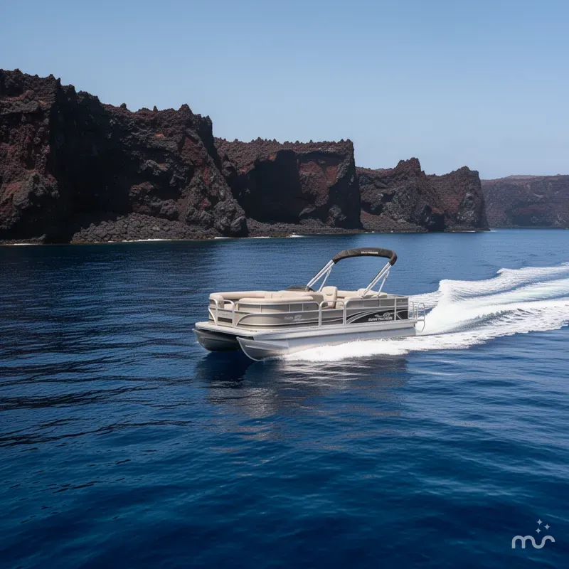 Slide: The Image of Sun Tracker Party Barge 18 DLX 2026 - 4